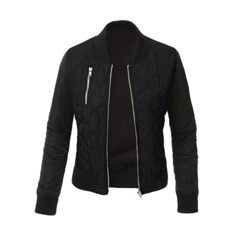 💙Only 1 left💙Fabulous black bomber jacket💙 - Picture 2 of 2